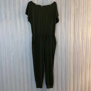 Olive green jumpsuit